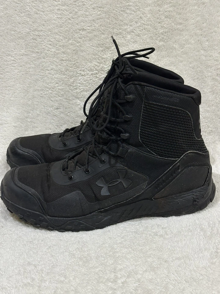 Botas Under Armour masculinas tamanho 14 EUA pretas Valsetz RTS 1.5 3021034-001 táticas - Imagem 2 de 4