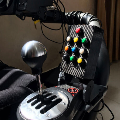 For Thrustmaster TH8A Carbon Fiber Gear Shifter Central Control Panel Mod H2U - Picture 1 of 5