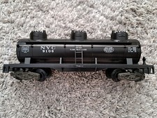 Tank Car American Flyer 4-9106 New York Central 3 Dome Tank Car S Gauge