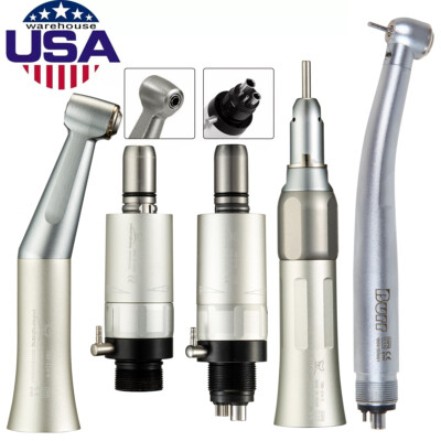 Dental LED Fiber Optic E-generator 4H UDM /Low Speed Contra Angle Handpiece Kit