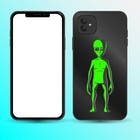 Alien Head Sticker Decal - Green UFO Space Extra Terrestrial Vinyl Decal For Car, Laptop, Window - Waterproof, Vintage Style 4 thumbnail image