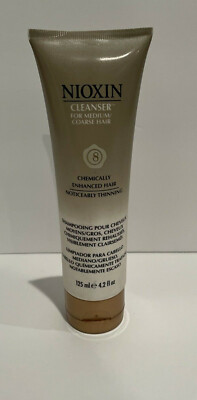 Nioxin System 8 Cleanser Medium/Coarse 4.2 Fl oz NEW