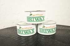 Briwax Furniture Wax Polish Clear Color Cleans, Stains, Polishes 16 ounce x3