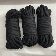 33ft/10m*3PCS Bondage Soft Cotton Rope Kit Japanese Shibari BDSM Restraint