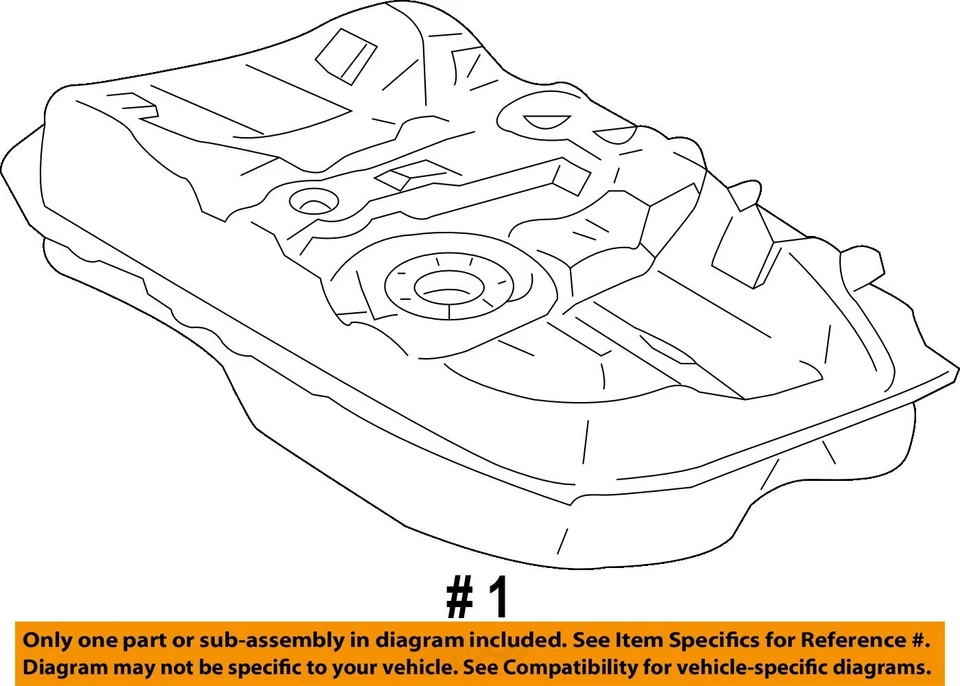 Used Fuel Tank fits: 2008 Toyota Avalon 4 cylinder Federal Grade A Foto 4 de 4