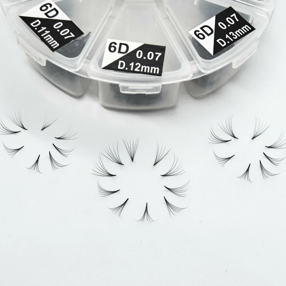 Mixed 6D Lashes. 1000 Premade Volume Fans. Eyelash extensions, Handmade! - Image 3 of 4