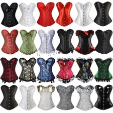 Damen Vollbrust Corsage Bauchweg Korsage Top Übergrößen Corset Body Shaper S-6XL