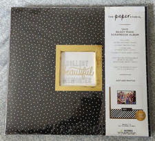 New The paper Studio 12 X 12 Ready Made Scrapbook Album 20 pages Stickers