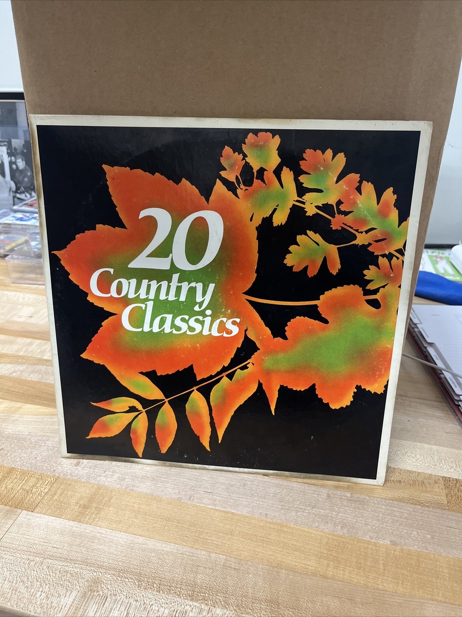 20 COUNTRY CLASSICS - 2 record set, Vinyl LP's, Columbia House XSM