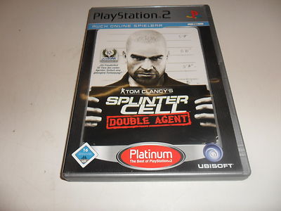 PlayStation 2  PS 2  Splinter Cell - Double Agent (Tom Clancy) [Platinum]