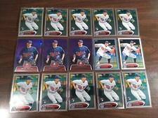 Lot of 15 - 2012 Brian Dozier Rookie Cards, Topps, Topps Chrome, Refractors