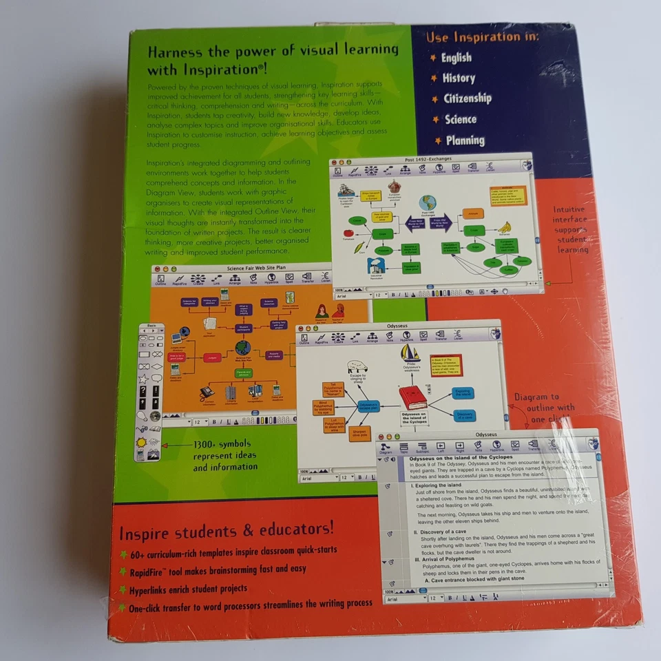 Inspiration 7 Personal PC MAC software CD brain storm organise ideas 2003 - Image 4 of 4