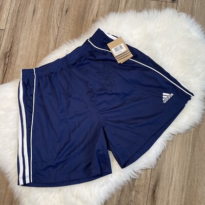 NWT Vintage 90s Y2K Adidas La Plata Blue Mens Soccer Shorts Size XL
