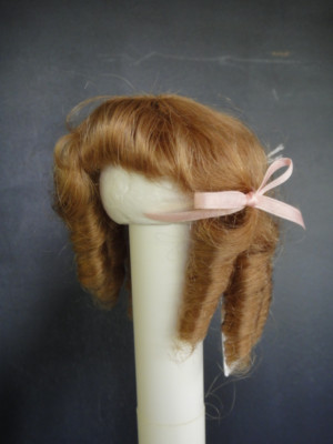Puppenperücke Aus Naturhaaren Kopfumfang 18 Cm - Doll Wig 7.1 ''HC