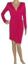 Express Dress Womens Size XS Pink Sheath bodycon ruched draped 0-2