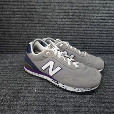 New Balance Shoes Mens 9 Gray Purple 515 Comfrt Running Sneaker