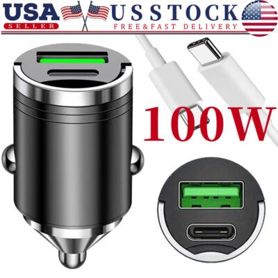 2 Port USB Super Fast Car Charger Adapter For iPhone Samsung Android Cell Phone