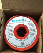 BNTECHGO 22 Gauge Silicone Wire Spool 25Ft Red /  Black 22AWG NEW (a1)