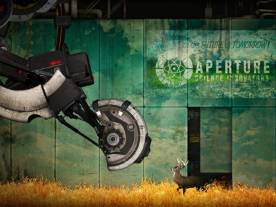 V1476 Portal 2 GLaDOS Aperture Science Laboratories Decor WALL POSTER PRINT