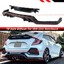 FOR 17-2021 HONDA CIVIC FK7 5D HATCHBACK SPORT TYPE-R STYLE REAR BUMPER ...