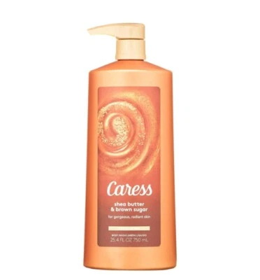 Caress Body Wash Pump Shea Butter & Brown Sugar 25.4 oz