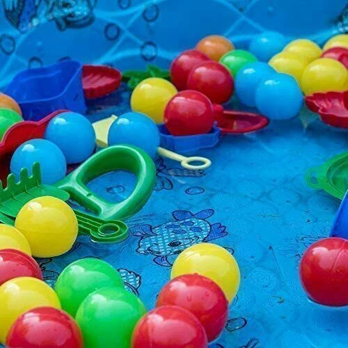 100x Weichplastikbälle Kinder Spielzeug Kinder bunt Spiel Pool Ozean Ball Spielzeug - Bild 16 von 18