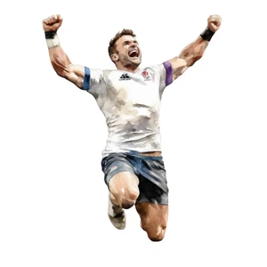Rugby Sport Self Adhesive Vinyl Sticker