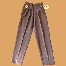 Vintage 1980s Brown Cherokee Deadstock Pleated Pants