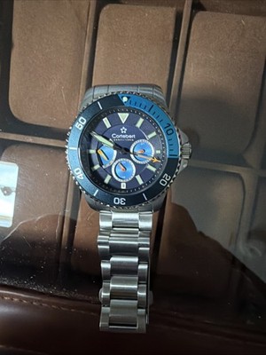 Cortebert TOULON MULTIFUNCTION CB-3017-33 DARK BLUE DIAL