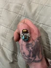 Vintage Native American Navajo Men’s Sterling Silver Ring