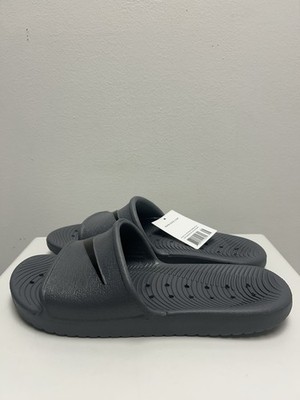Size 15-Men s NIKE KAWA Shower Slides Sandals Grey White Brand NEW