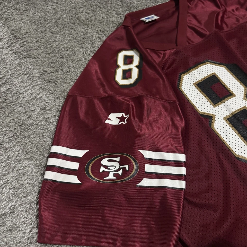 1997 Винтажный стартер SF 49ers Стив Янг #8 футбол Джерси Sz 48/L 90-х NFL - Изображение 3 из 4