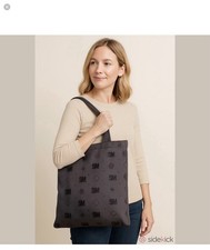 Borsa Steve Madden grigio viola nera con scritte