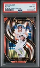 2024 PANINI SELECT BLACK & RED SHOCK #117 BO NIX ROOKIE RC PSA 8