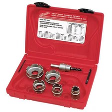 Milwaukee Tool 49-22-8310 Carbide Cutter Sheet Metal Electrician's Kit - 7Pc