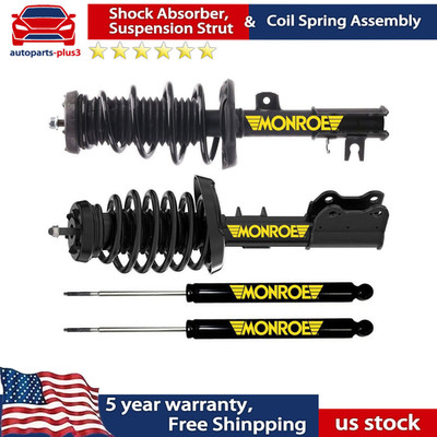 Fits 2012-2020 Chevy Sonic OE Front Struts & Rear Shocks Monroe 10yr Warranty