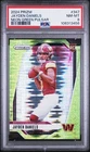 2024 Panini Prizm Jayden Daniels #347 Neon Green Pulsar PSA 8 Commanders