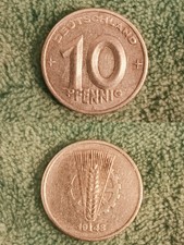 NRD Niemcy, 10 fenigów, 1948, Ss, kolekcjoner (409)