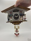 Heidi House Battery Chalet Clock Swinging Doll 18cmWide TRENKLE German UNTESTED
