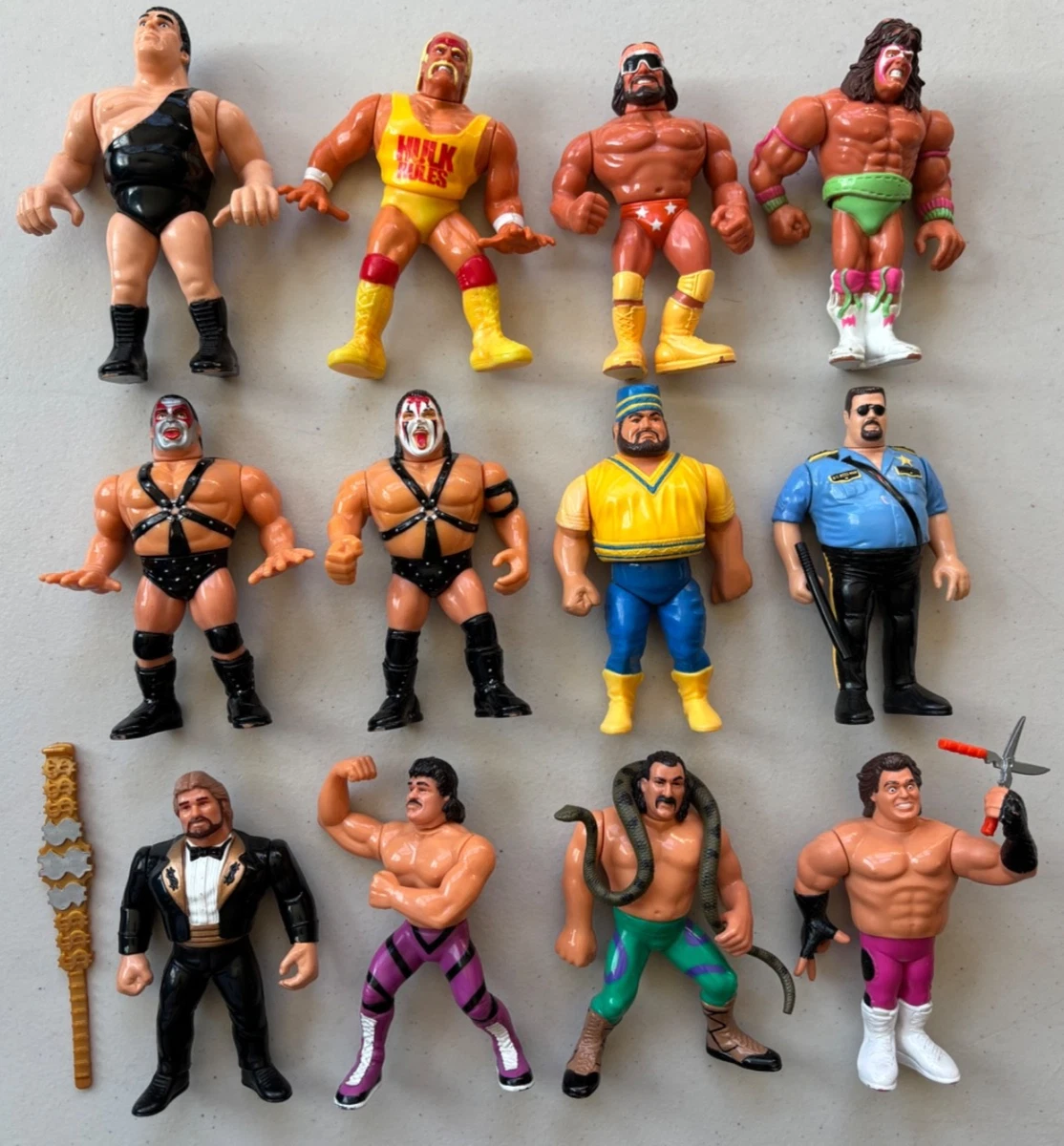 WWE 80's Greats フィギュアセット Vintage Wrestling Action Figures
