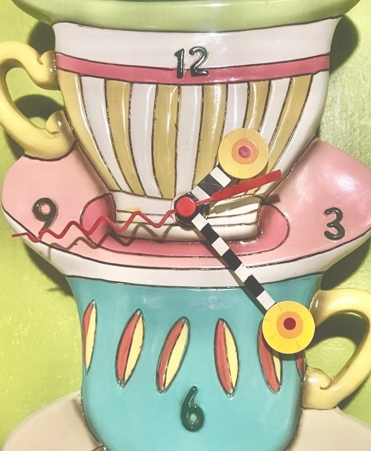 Allen Design Spot Of Tea Pendulum Clock - Image 3 of 4