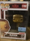 💥 Funko Pop! Eleven Stranger Things Gold Metallic 1788 Limited Edition /9500 🎁
