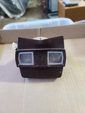 Vintage Sawyer's View-Master Model E Brown Bakelite 3D Viewer  6 Vintage Reels