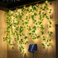 Lichterkette AußEn Solar, 12M Efeu Lichterkette Mit 120 Led, Solar Lichterkette