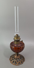 alte Petroleumlampe Antik 49 cm hoch