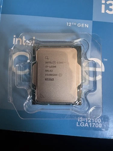 Intel Core i3-12100F Processor (4.3 GHz, 4 Cores, LGA 1700) Box - BX8071512100F