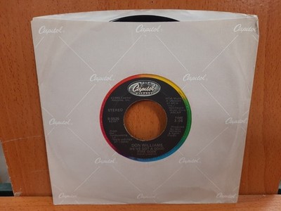 45 / Don Williams / 1985 / We've Got A Good Fire Goin' / Shot Full Of Love