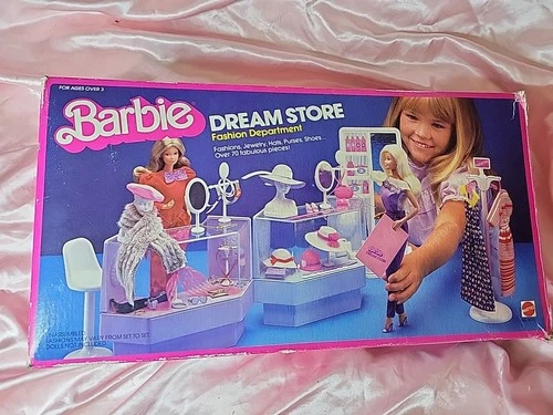 Vintage 1982 Mattel Barbie Dream Store Fashion Department Set INCOMPLETE