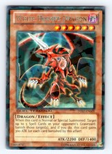 Yugioh White-Horned Dragon DT07-EN009 Cracked Ice Parallel - NM 💎