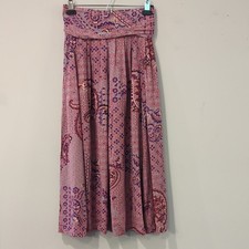 Vintage Paisley Midi Skirt size 9 Made in USA